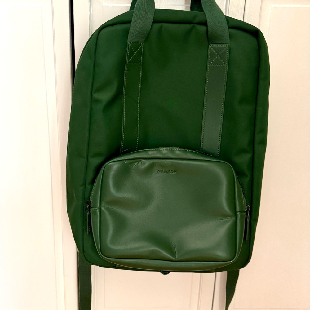 Monos Metro Backpack in Juniper With Duster Bag